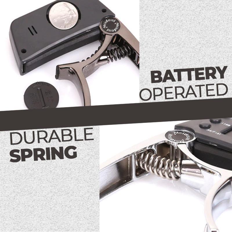 Digital Guitar Capo & Tuner with LCD Display