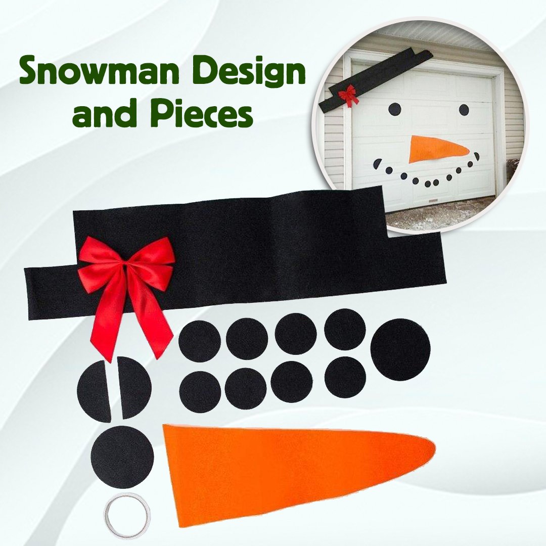 HoliGreet! DIY Garage Door Snowman