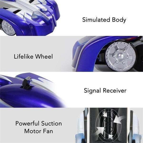 Wireless Wall Climbing Car