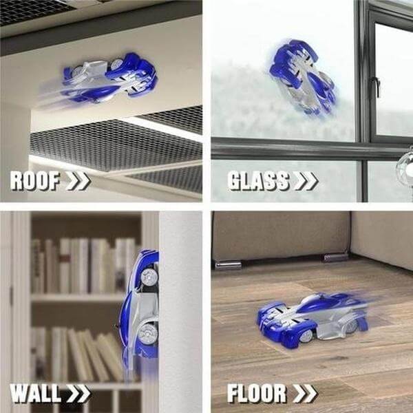 Wireless Wall Climbing Car