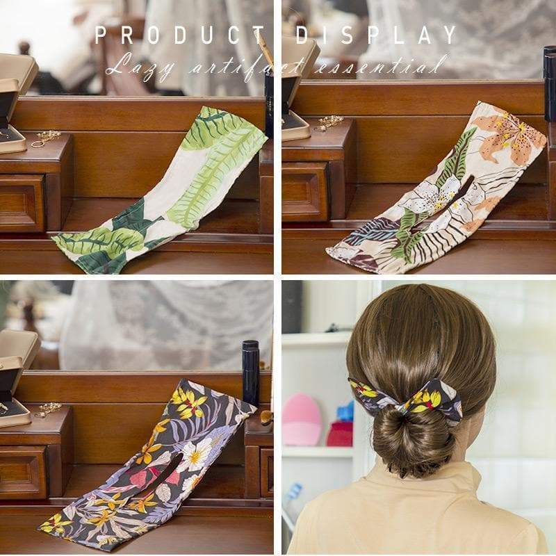 FLORAL DEFT BUN