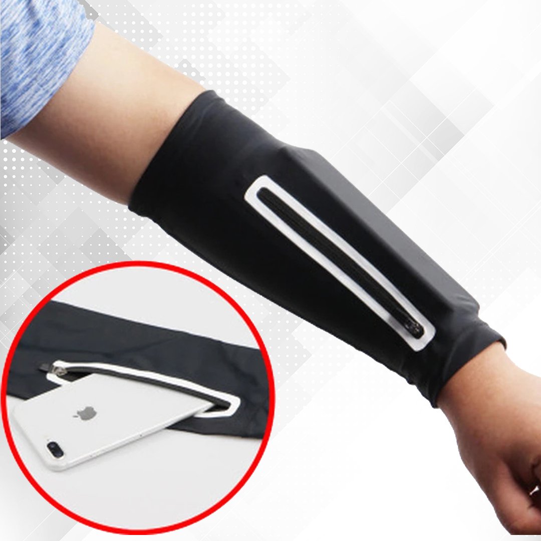 CHOMP Elastic Forearm Warmer with Phone Bag