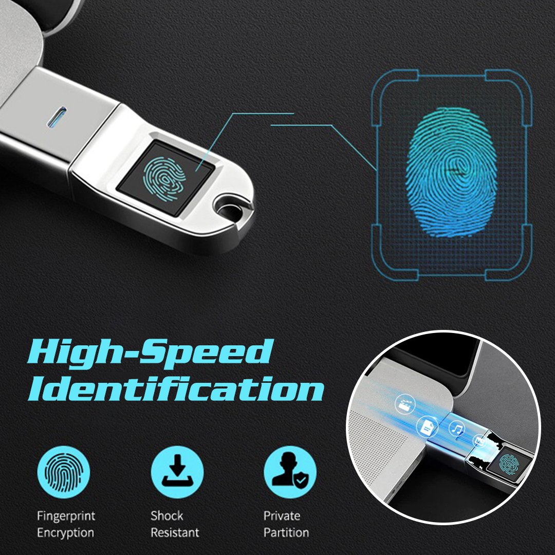 DataPROTECT USB Fingerprint Flash Drive