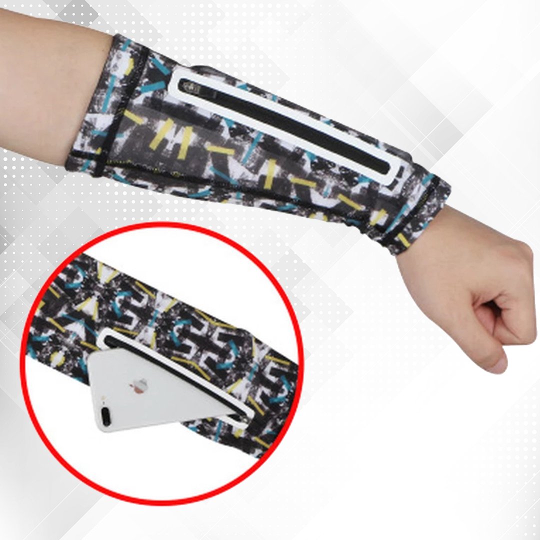 CHOMP Elastic Forearm Warmer with Phone Bag