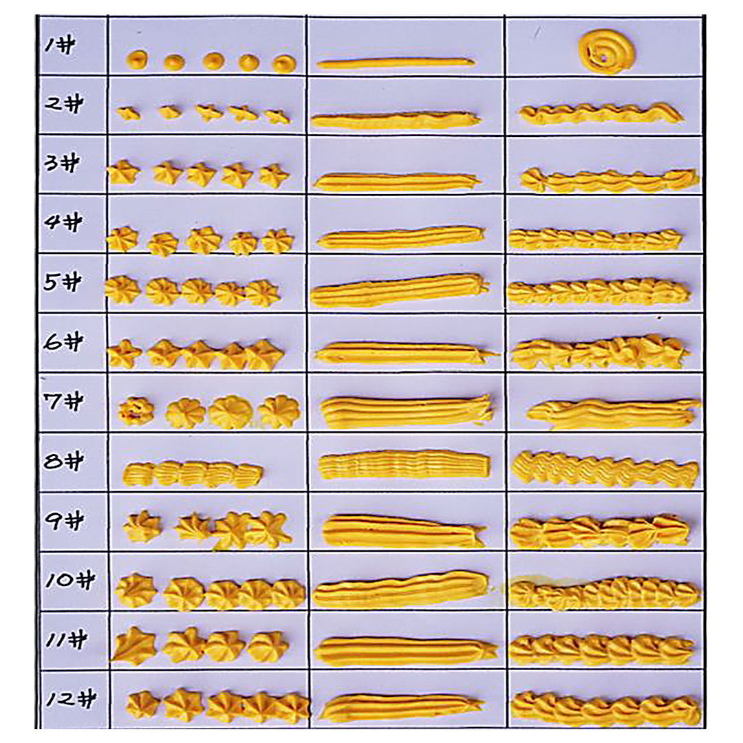 Food Stuff Adjustable Cake Scraper ( Free Pipping Tips Set ! )