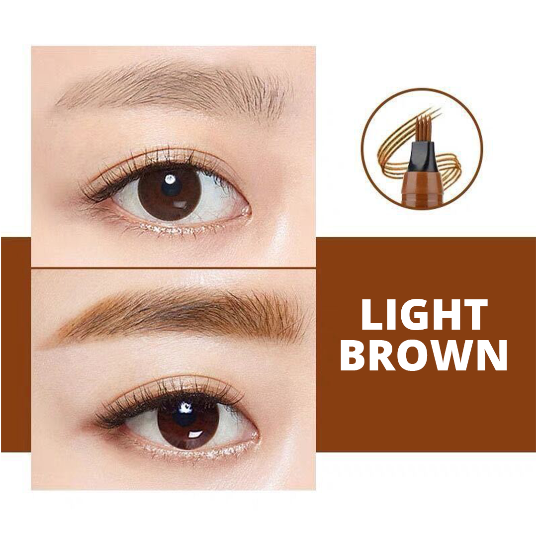 BS2TY 4 Fork Tip Eyebrow Tattoo Pencil