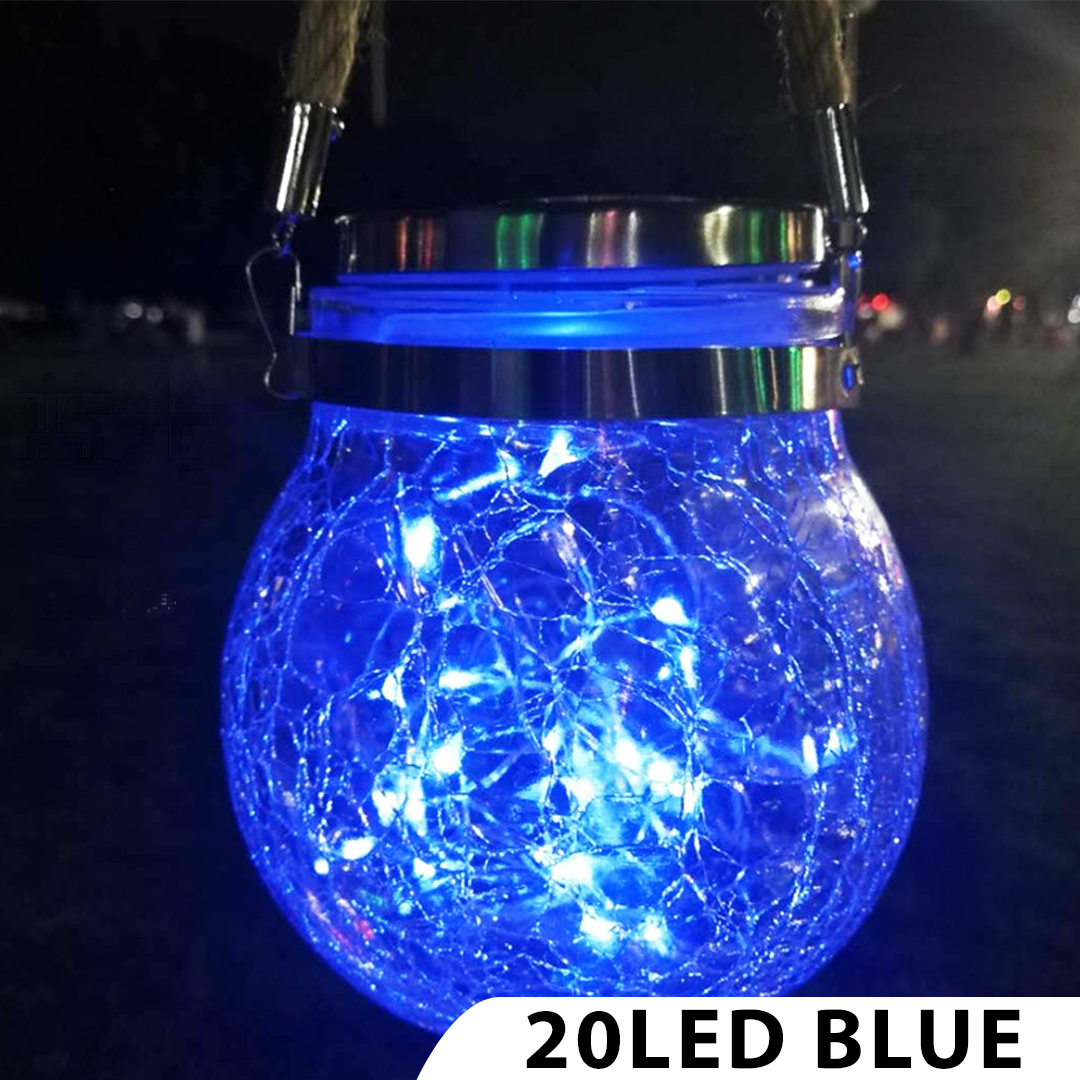 SolarLED Crystal Ball Hanging Lamp