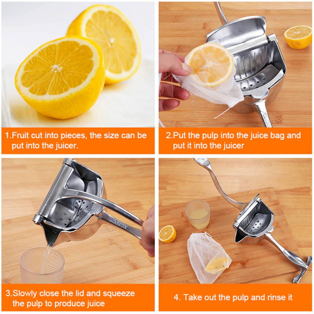 Natural Juice Aluminum Manual Juice Squeezer