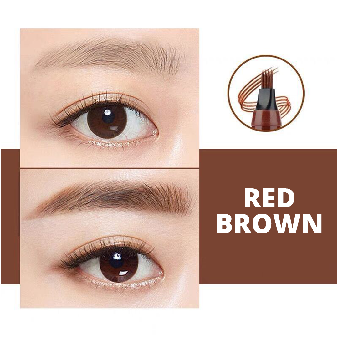 BS2TY 4 Fork Tip Eyebrow Tattoo Pencil