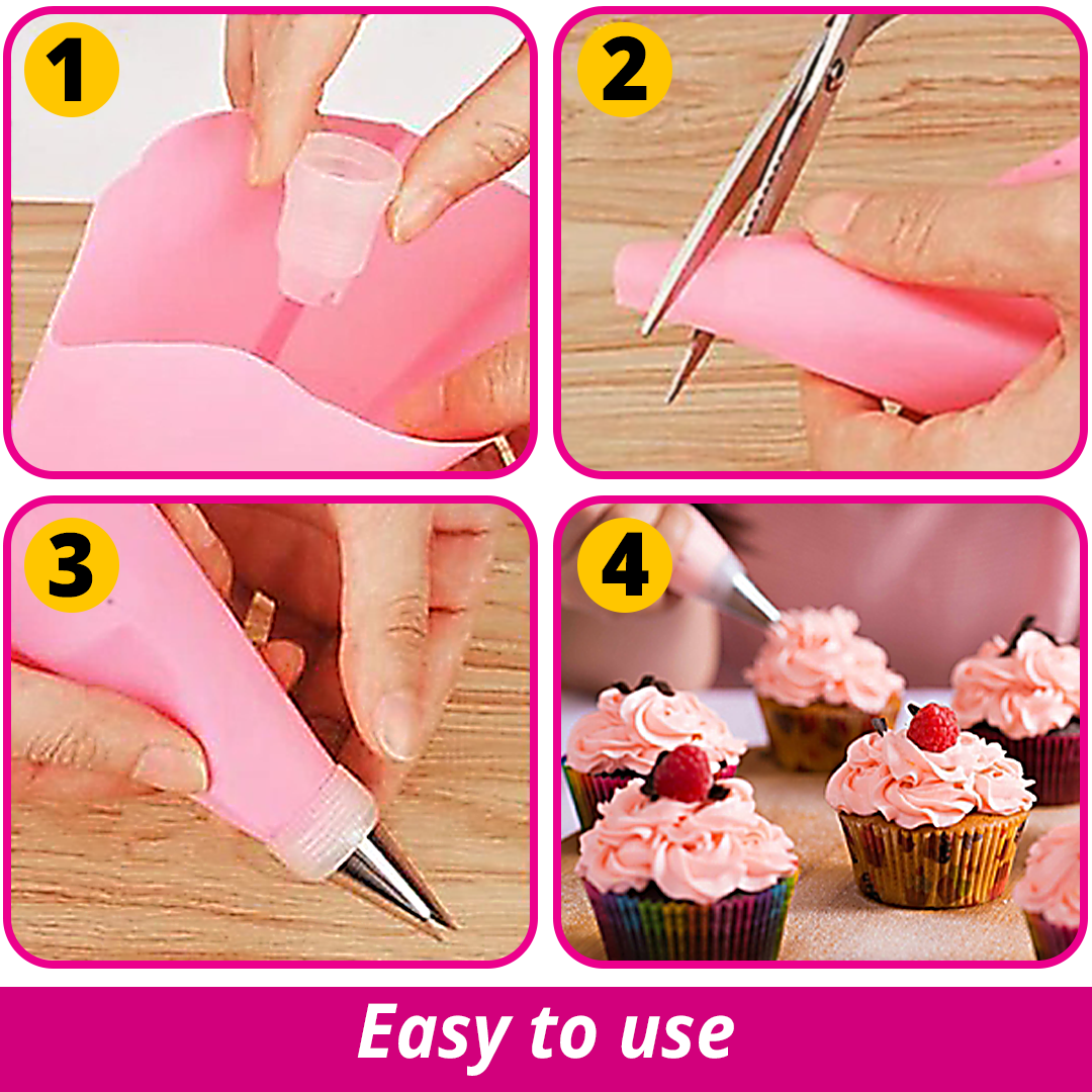 Cake Smart 24-PCs Cake Decorating Nozzle Set