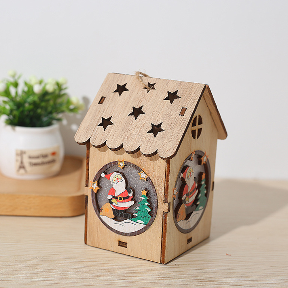 WWS Christmas Decorations Luminous Cabins