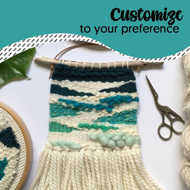 Beginner-friendly Wooden Loom Weaving Frame