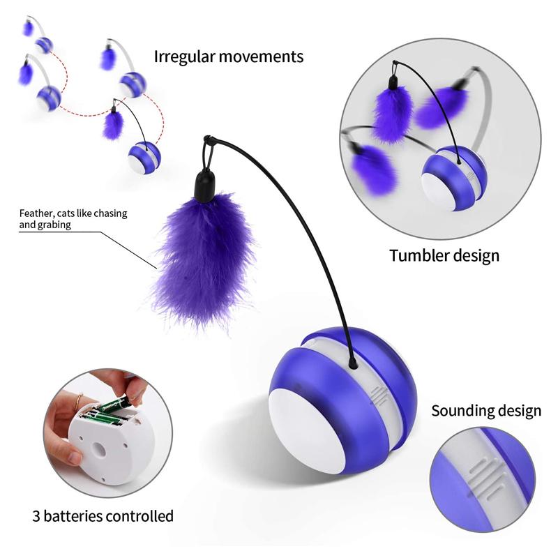 Automatic Cat Chasing Ball