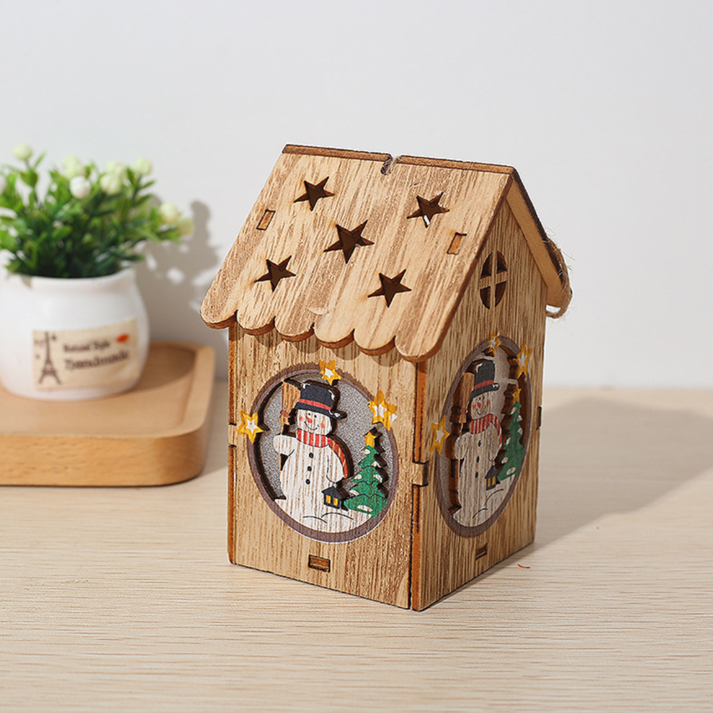 WWS Christmas Decorations Luminous Cabins