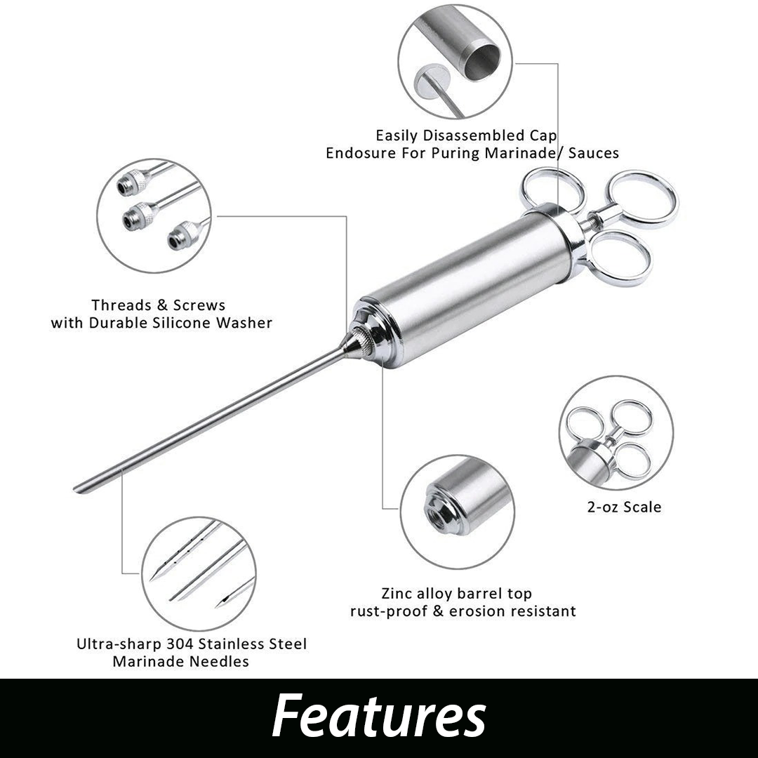BeChef Marinade Injector Syringe