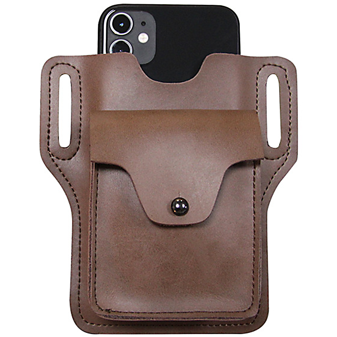 PrimeLeather Phone Storage Belt Bag