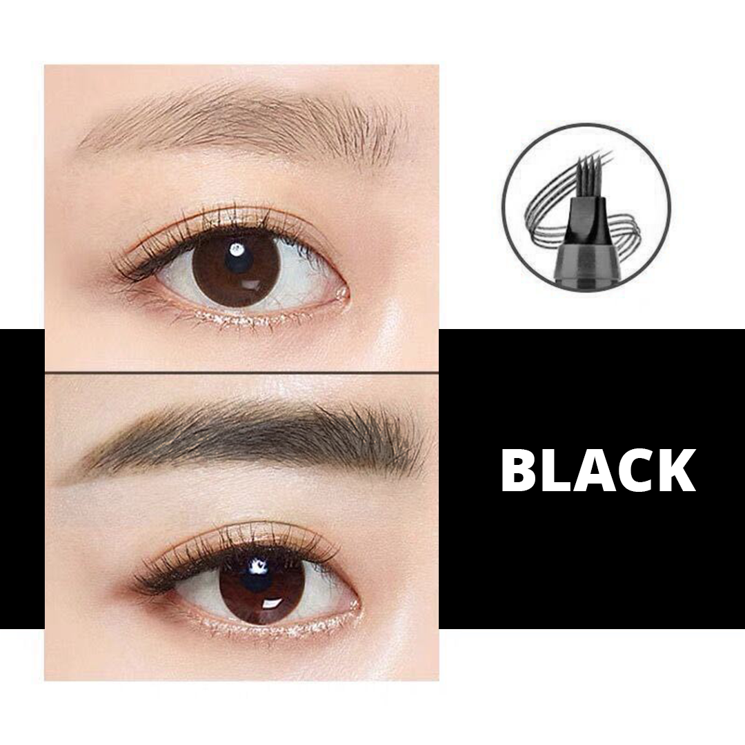 BS2TY 4 Fork Tip Eyebrow Tattoo Pencil