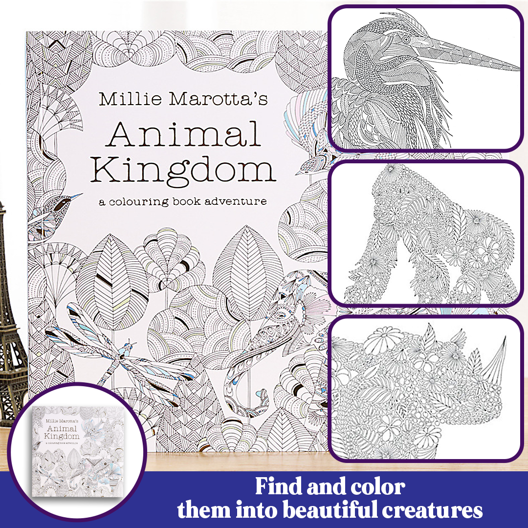 Arts & Whims Mandalas Whimsical Coloring Book Set