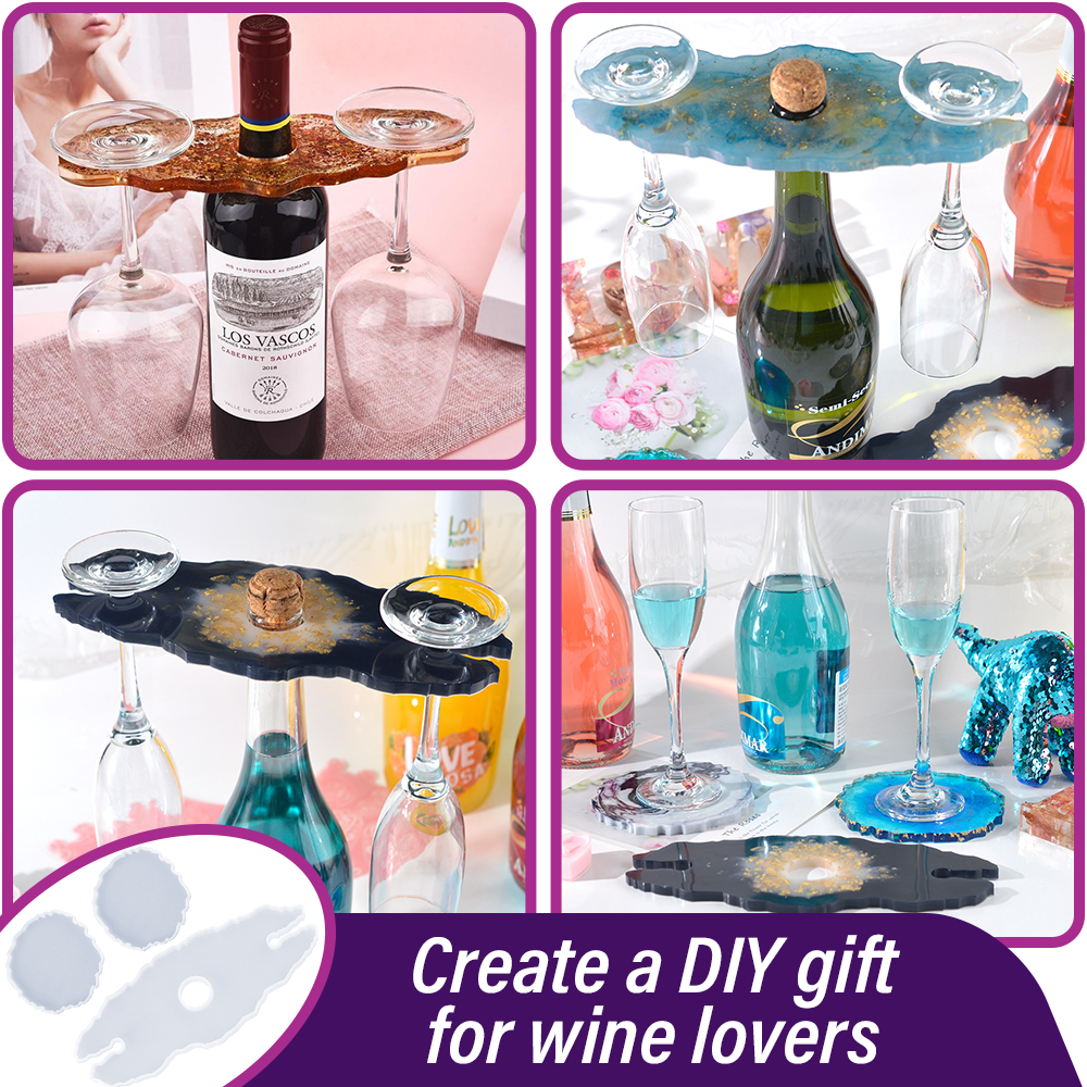 Cheery Wine Rack Silicone Resin Mold