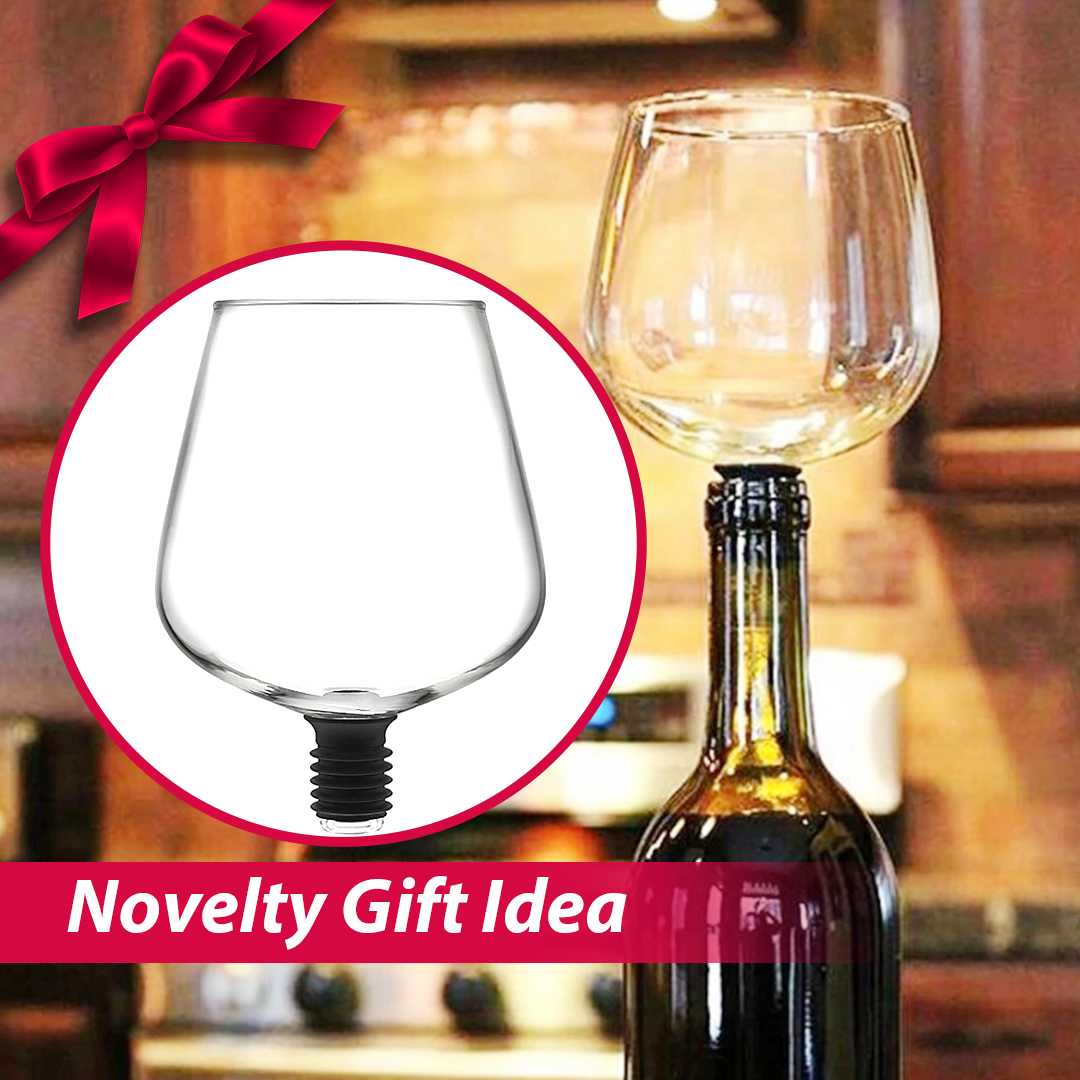 GlassDrink Direct from Wine Bottle