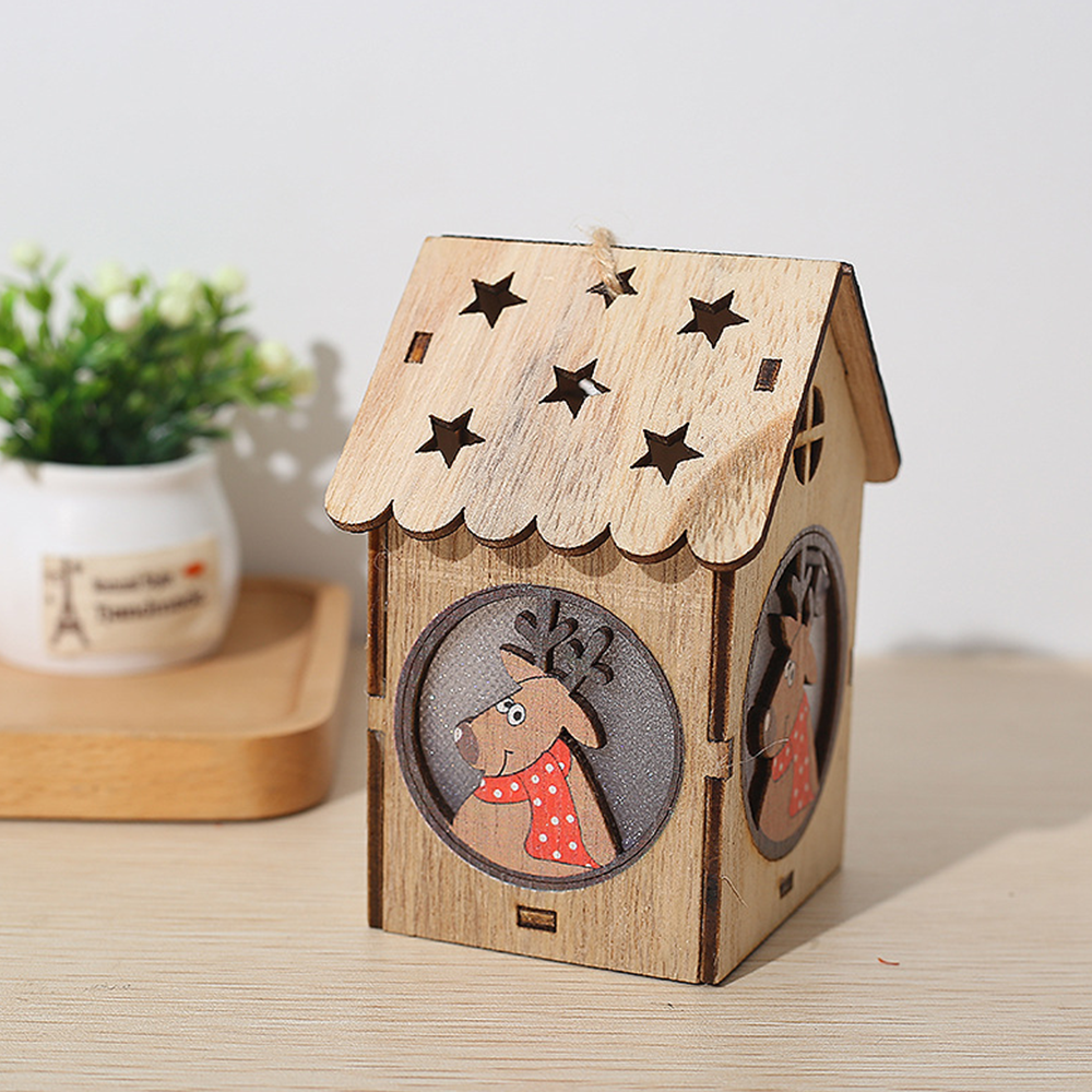 WWS Christmas Decorations Luminous Cabins