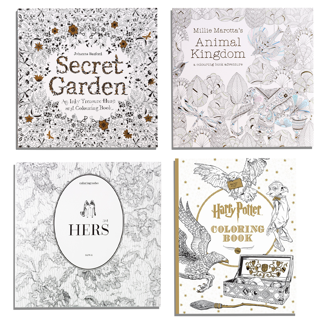 Arts & Whims Mandalas Whimsical Coloring Book Set