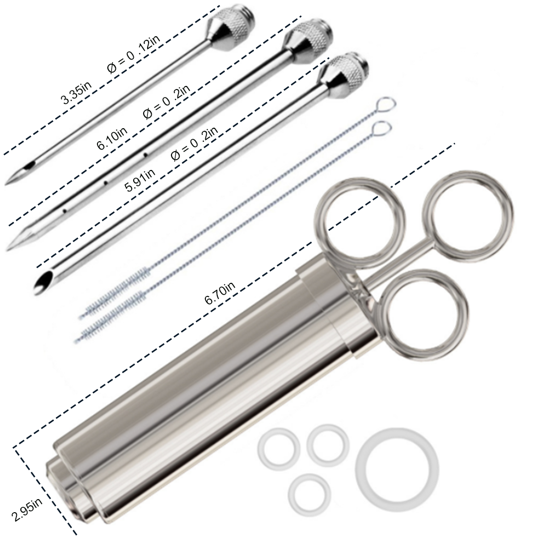 BeChef Marinade Injector Syringe