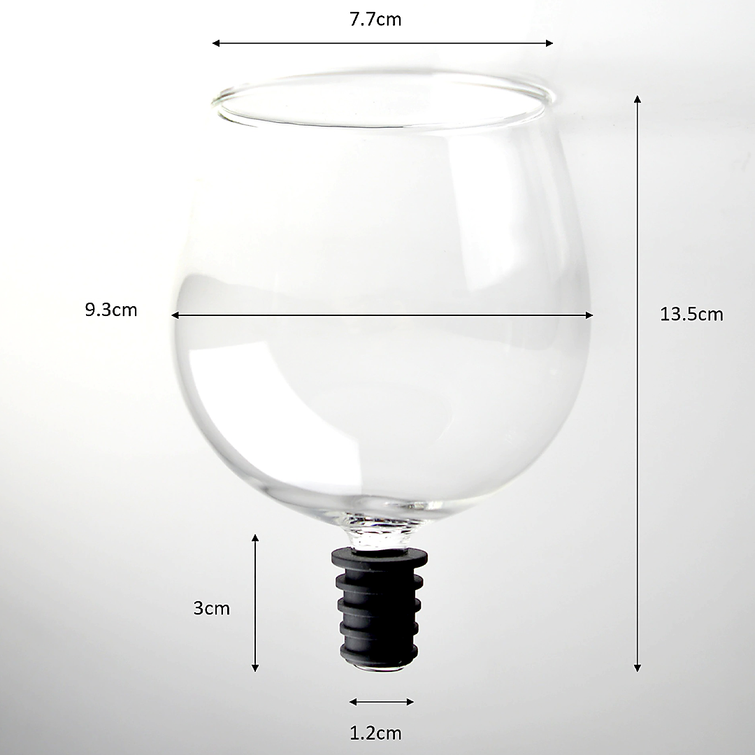GlassDrink Direct from Wine Bottle