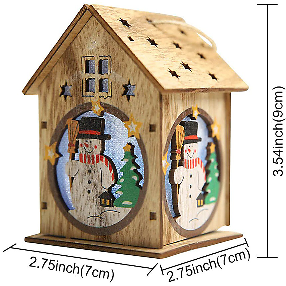 WWS Christmas Decorations Luminous Cabins