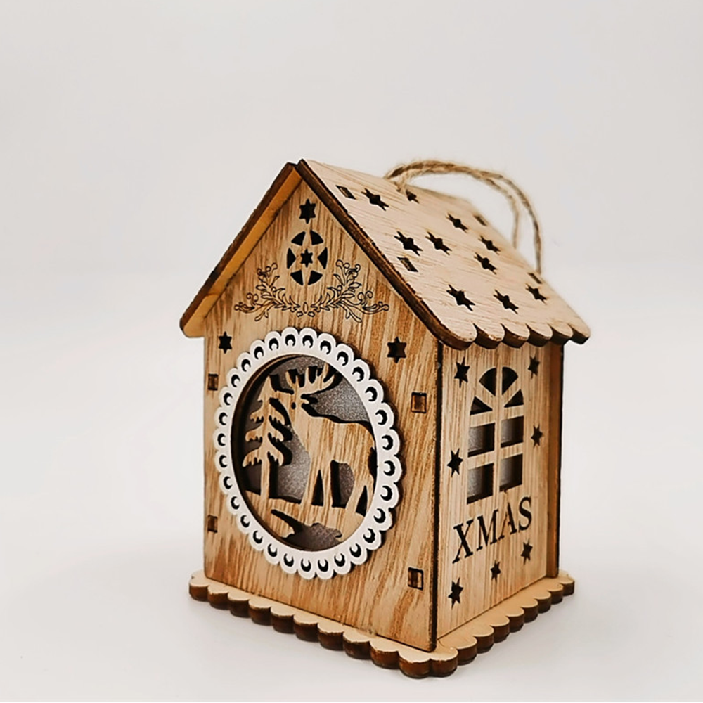 WWS Christmas Decorations Luminous Cabins