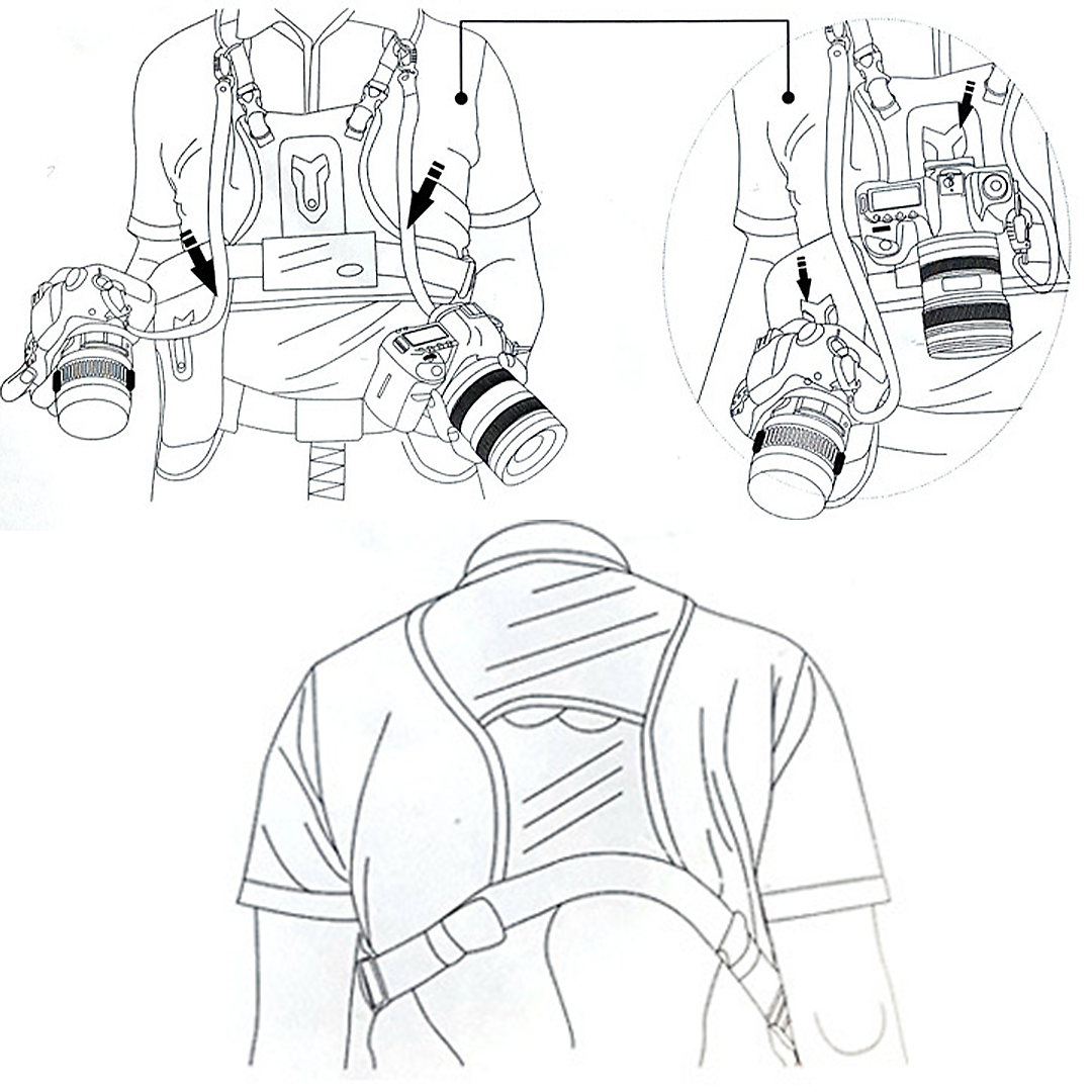CYP Dual Camera Harness Carrier