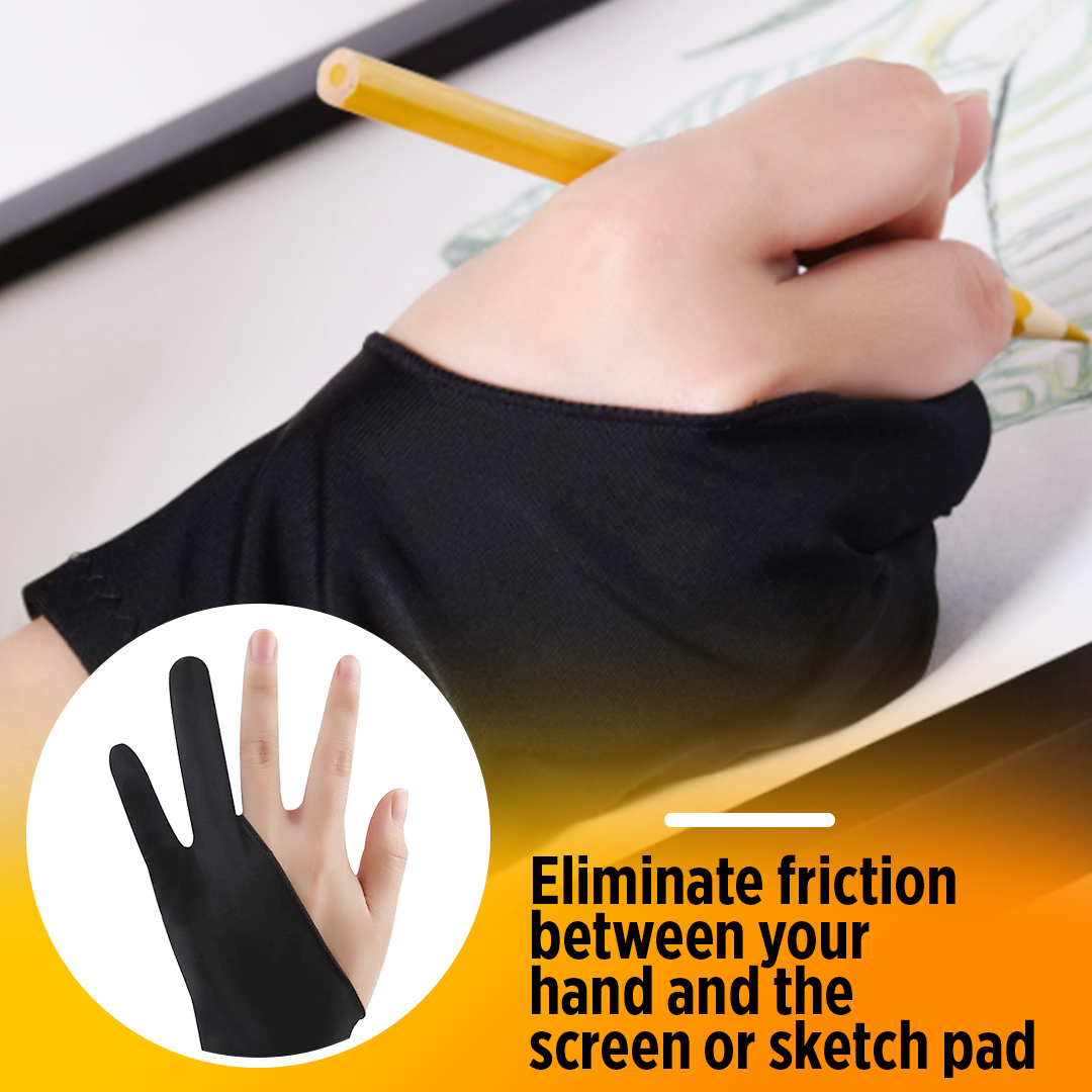 Artist’s 2-Finger Anti-Touch Gloves