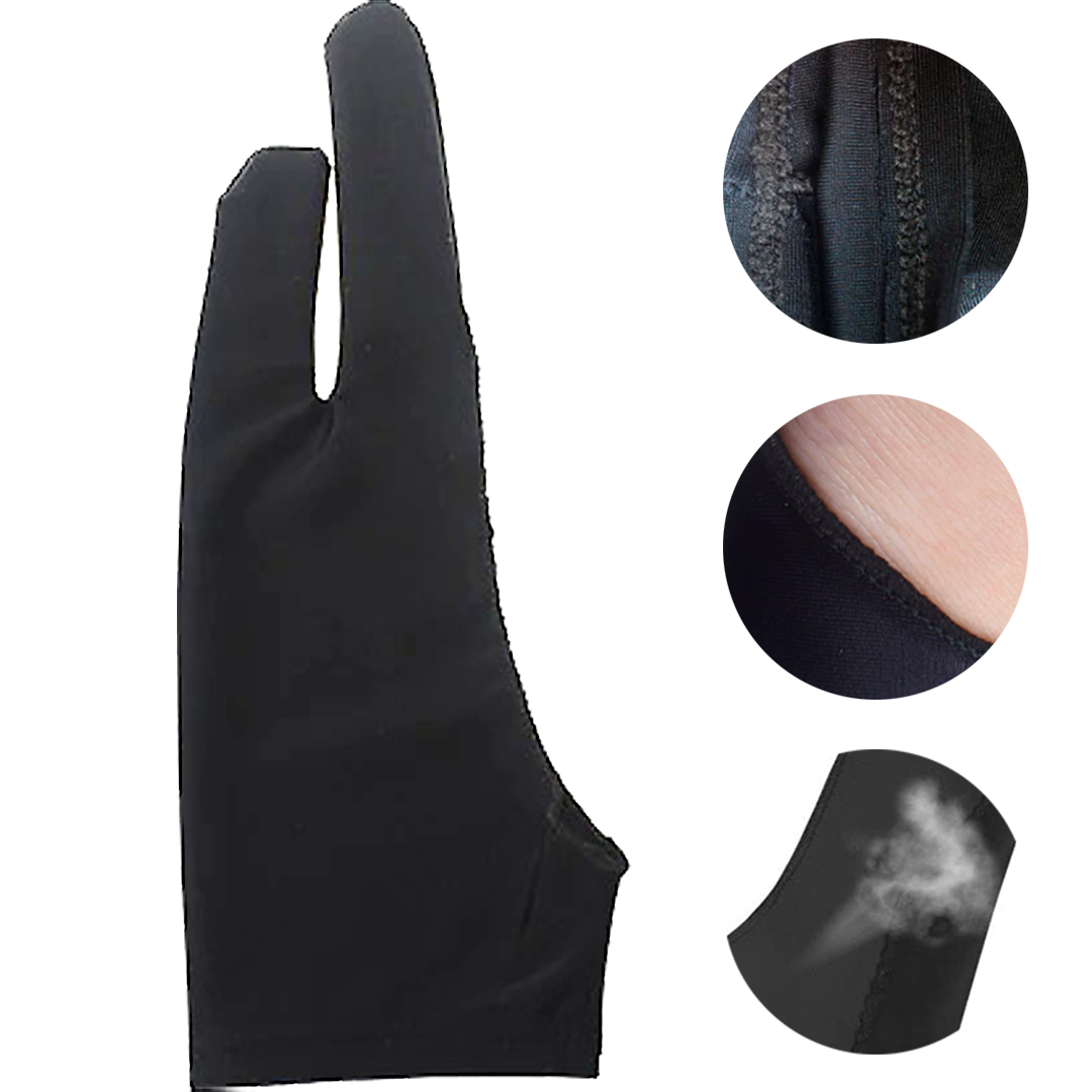 Artist’s 2-Finger Anti-Touch Gloves