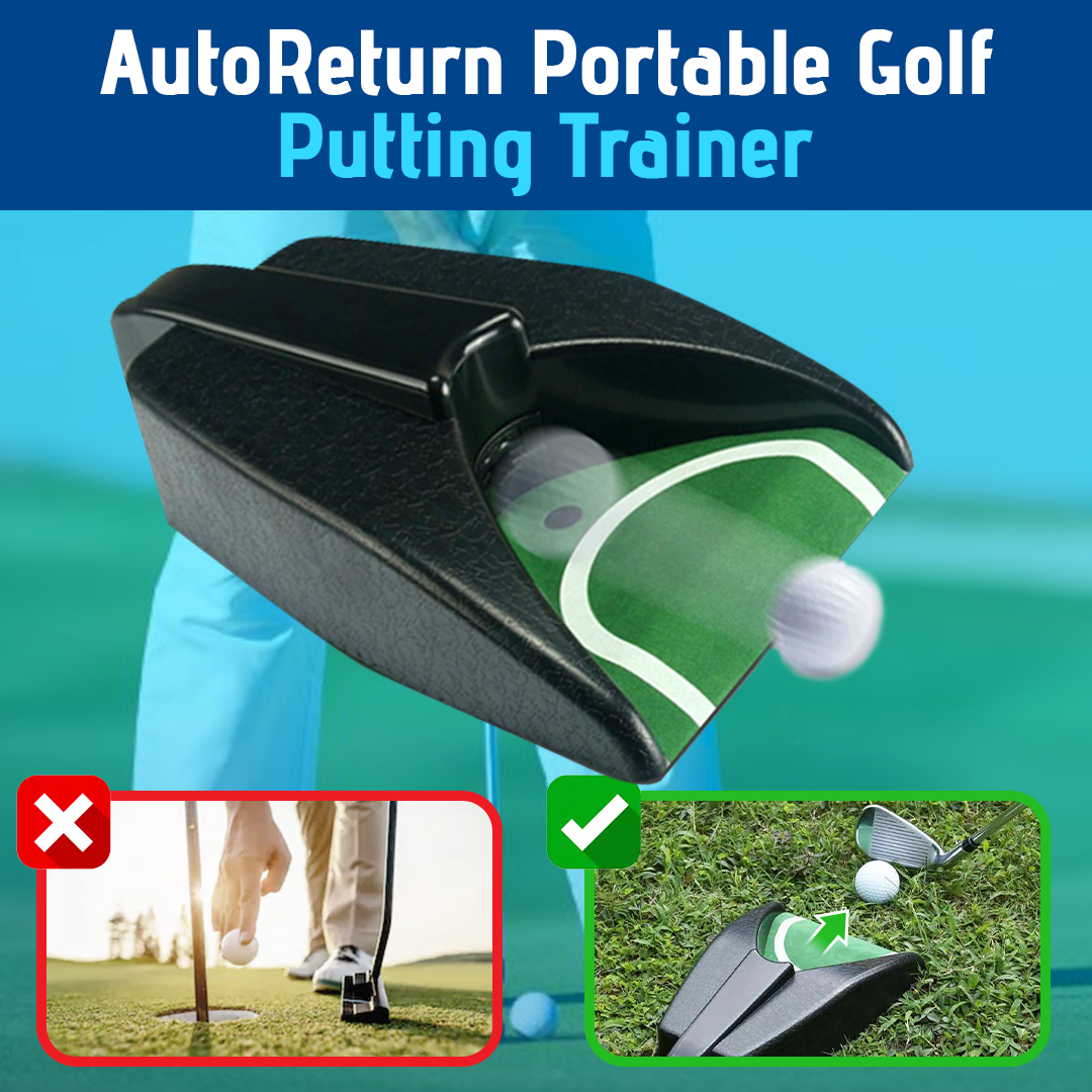 AutoReturn Portable Golf Putting Trainer