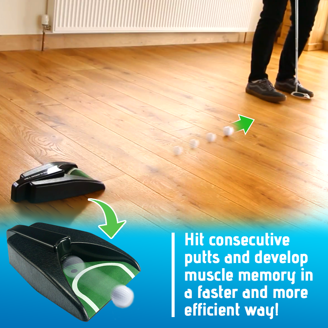 AutoReturn Portable Golf Putting Trainer