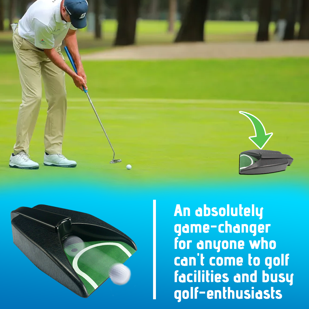 AutoReturn Portable Golf Putting Trainer