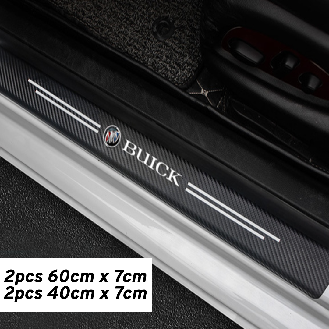 CarMax Carbon Fiber Door Sill Protector Sticker