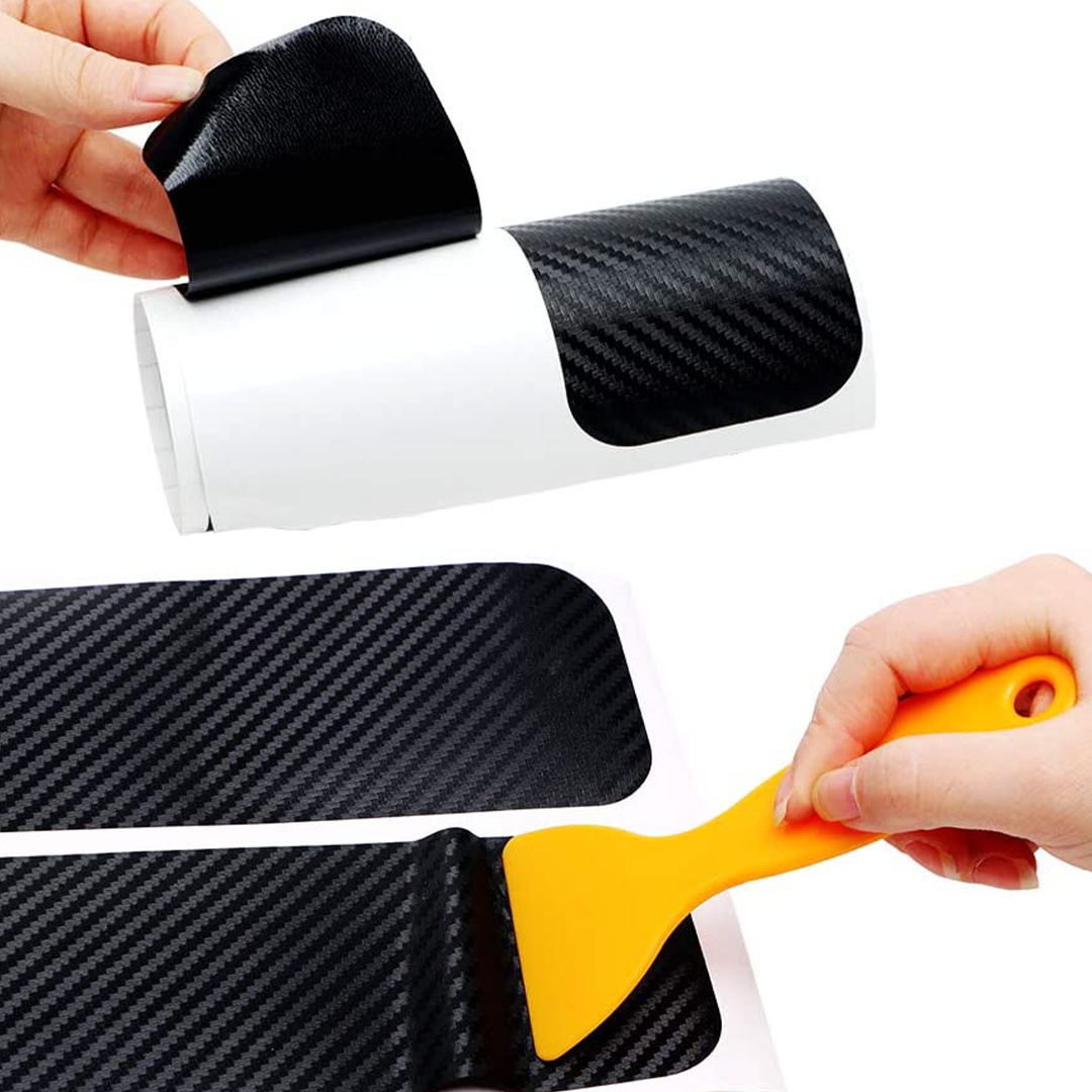 CarMax Carbon Fiber Door Sill Protector Sticker