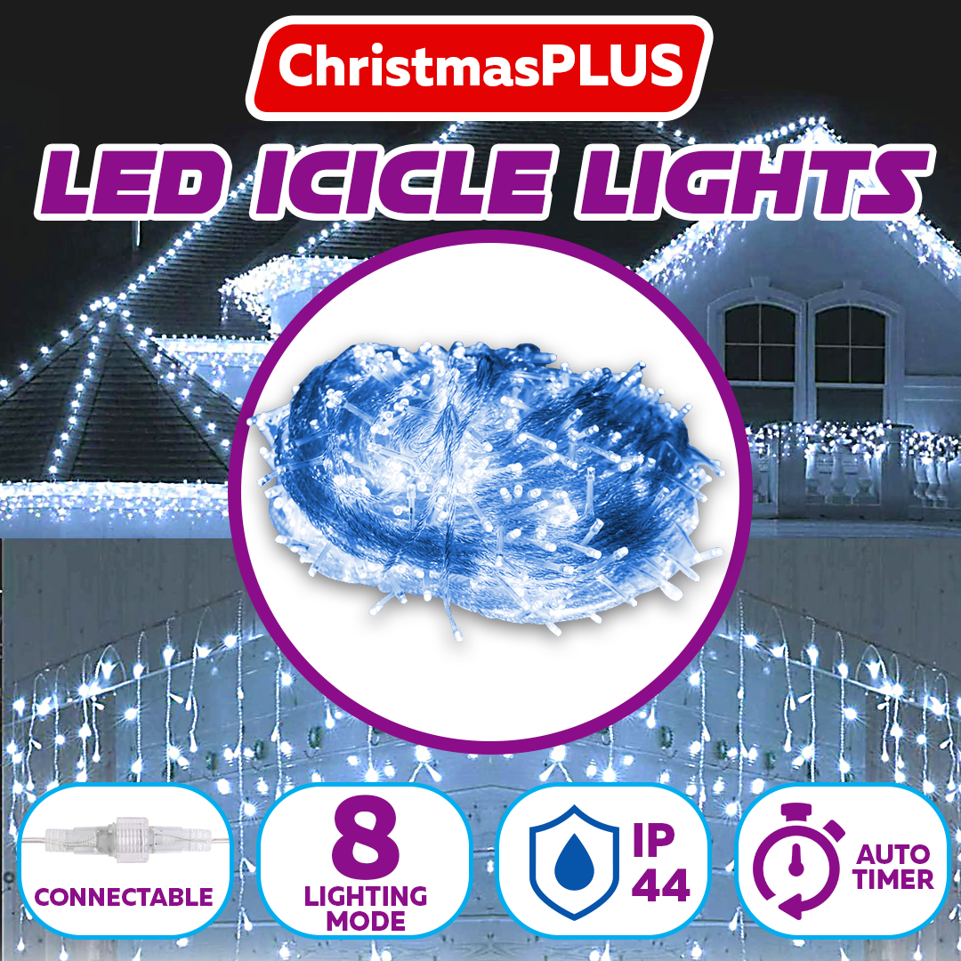 ChristmasPLUS LED Icicle Lights