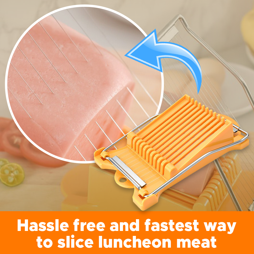 CookIt Stainless Steel Luncheon Meat Slicer