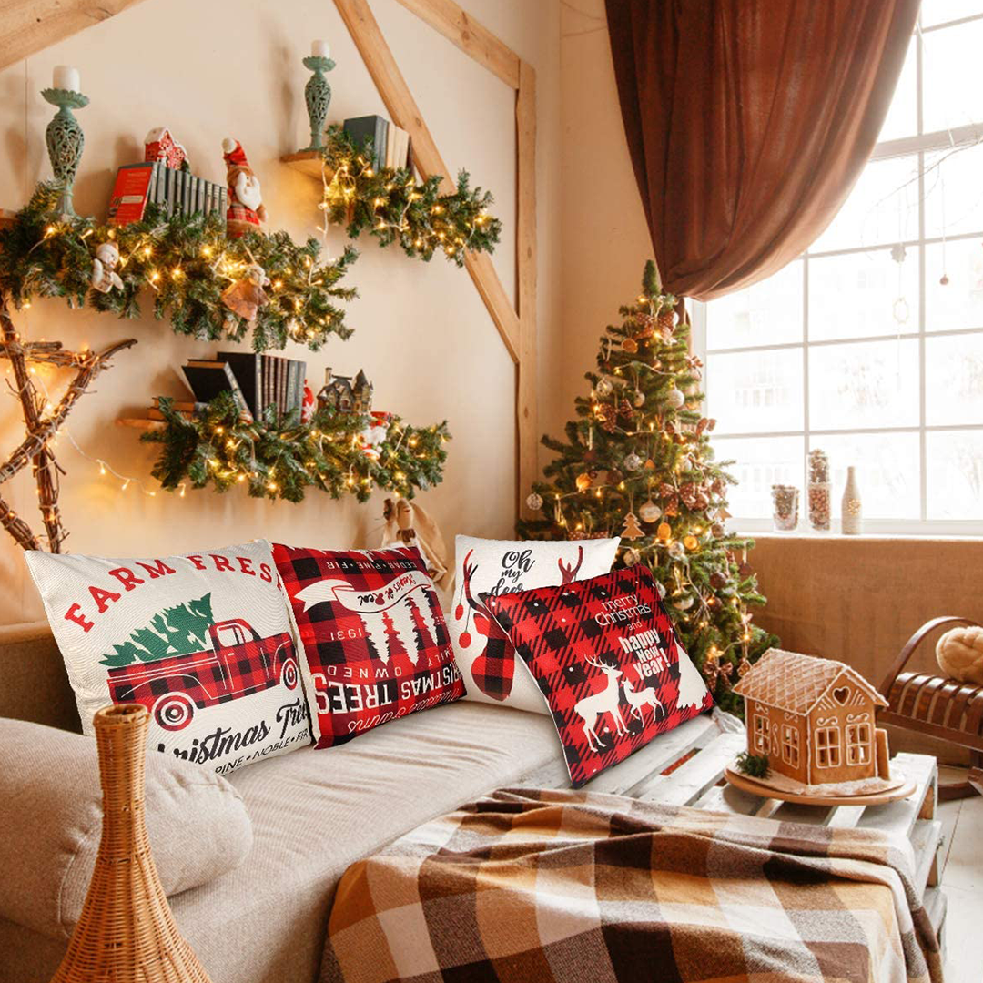 DECORate Christmas Theme Pillowcase
