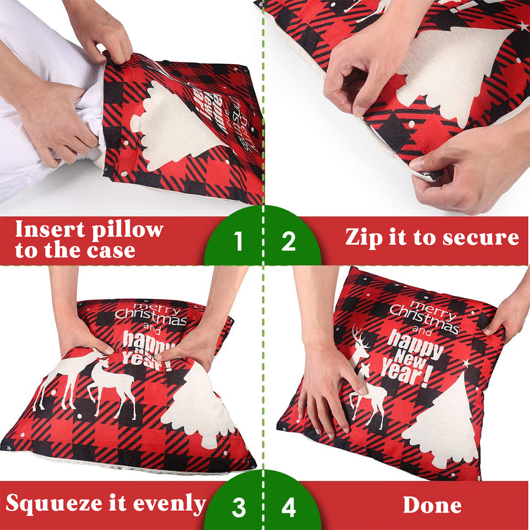 DECORate Christmas Theme Pillowcase