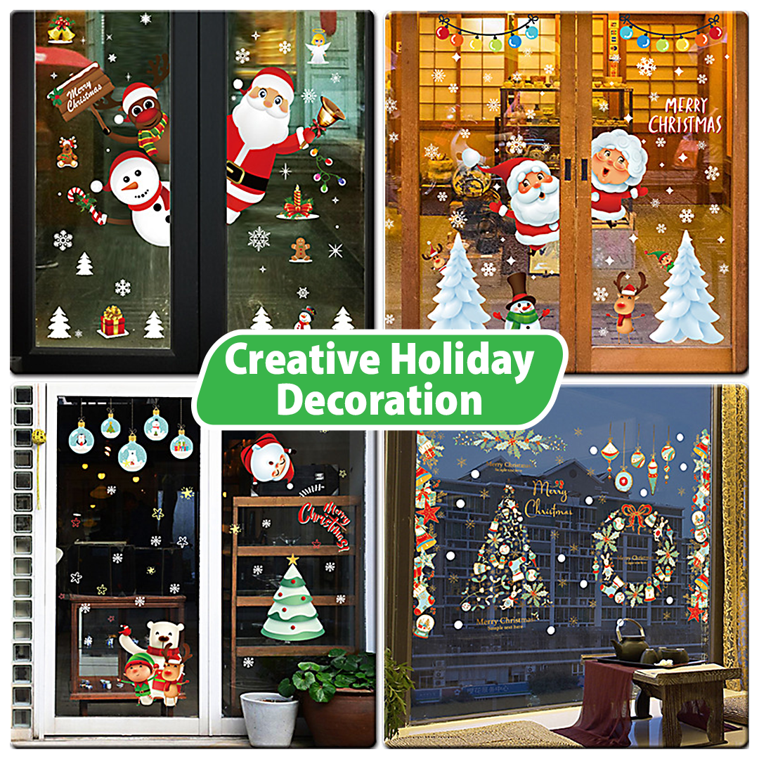 DecoSticker Christmas Window Stickers