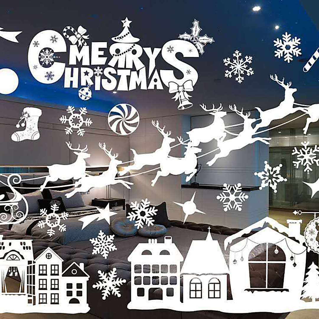 DecoSticker Christmas Window Stickers