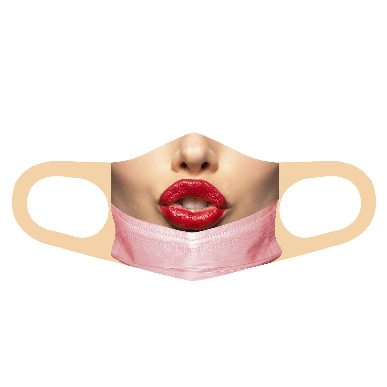 Funny Realistic Face Mask