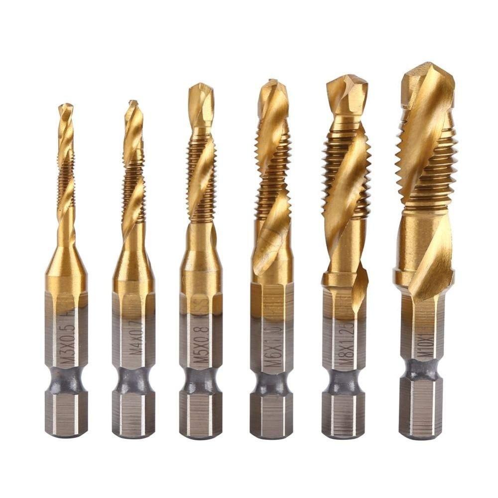 Threading Tap Drill Bit Set