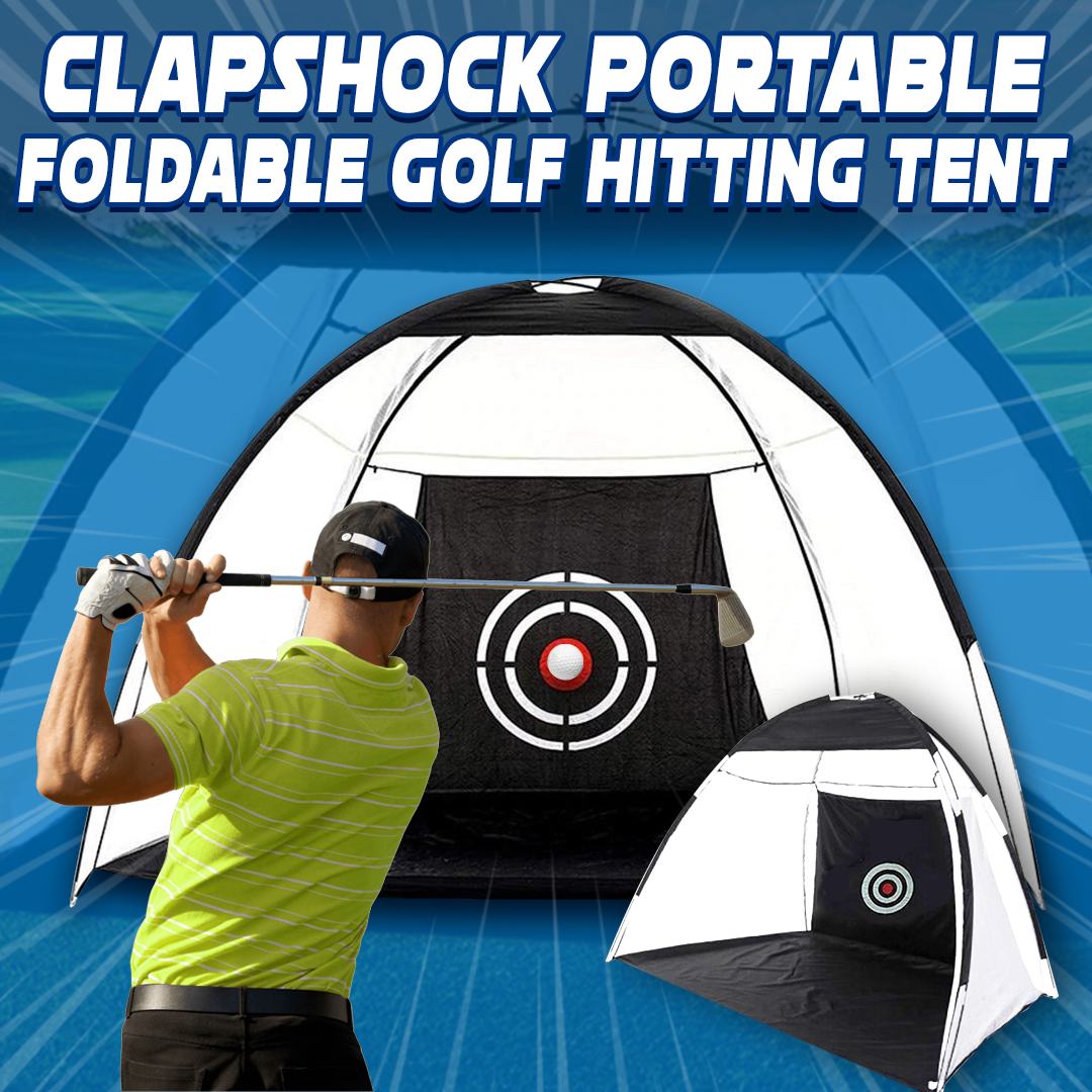 ClapShock Portable Foldable Golf Hitting Tent