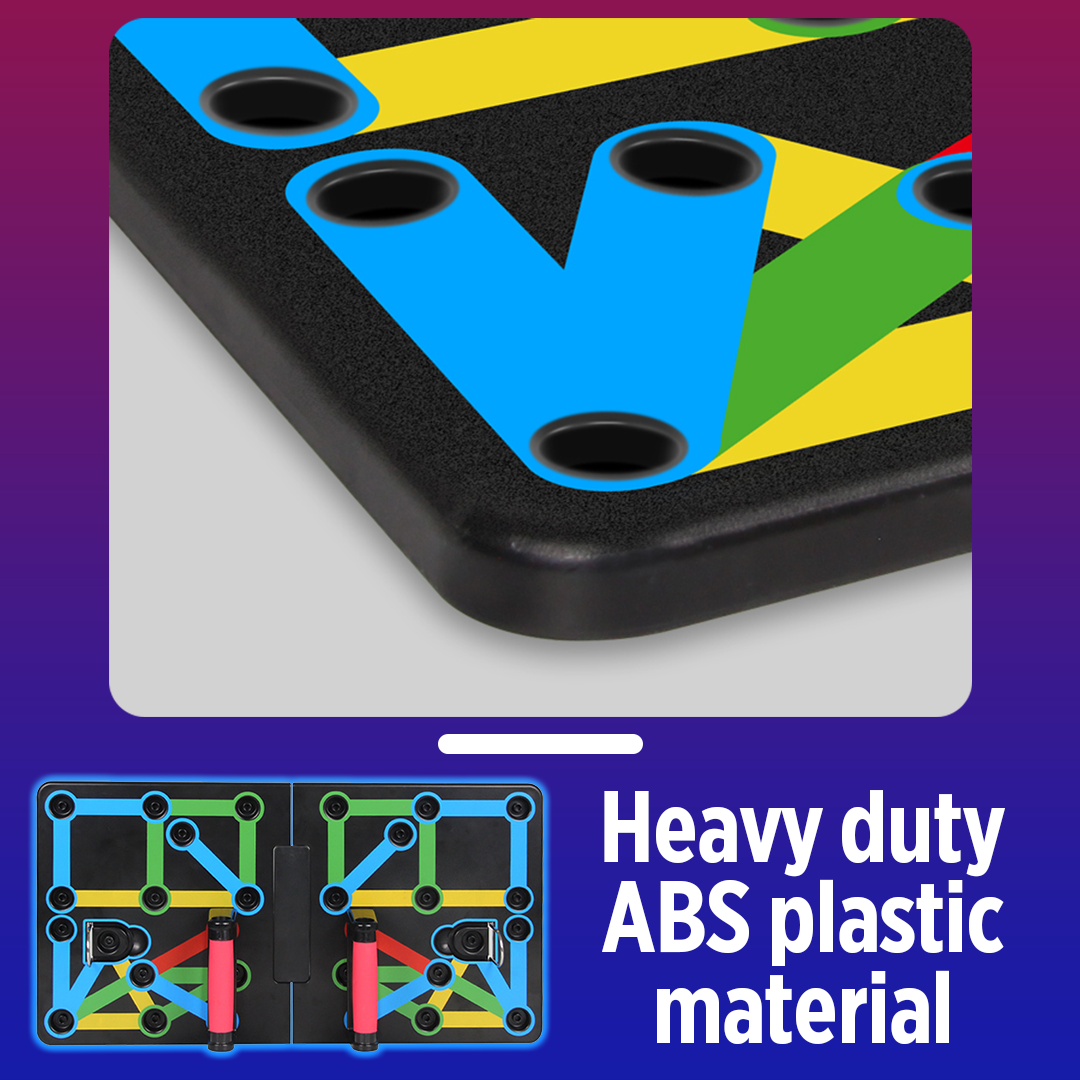 BodyFlex 9-in-1 Foldable Push Up Board