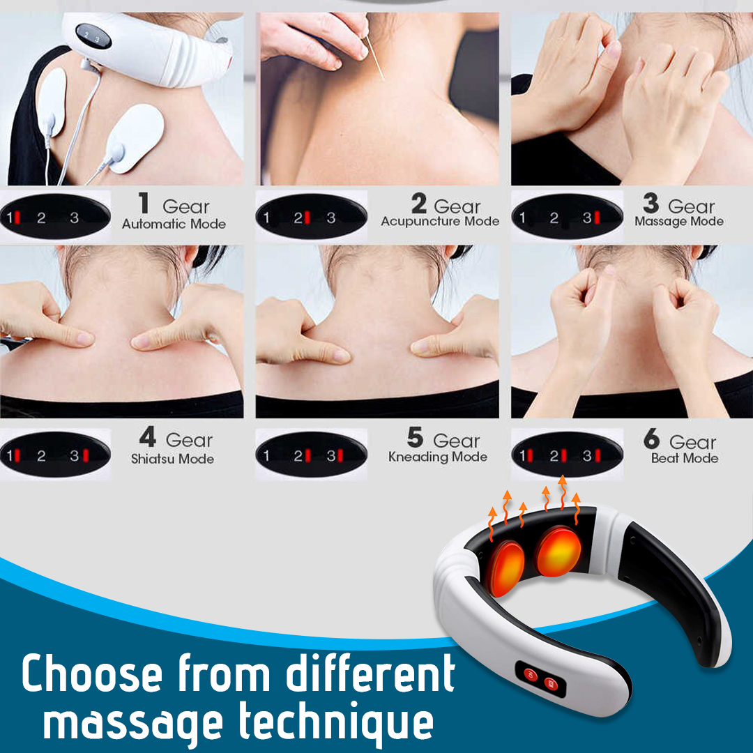 RxMuscle Portable Electric Neck Massager & Heater