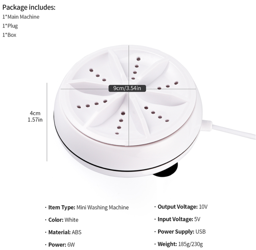 Miracle Mini™ Portable Eco Washing Machine
